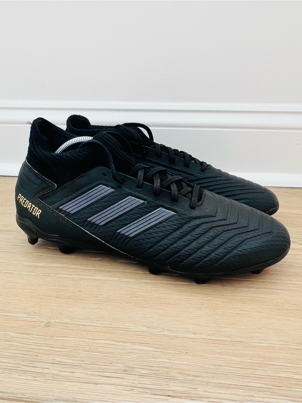Adidas Predator 19.3 FG Soccer Cleats Mens Size 11 Core Black F35594 Shoe